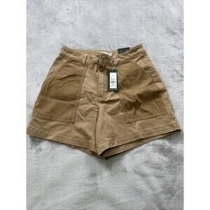 Alpine Design Shorts Women’s Size 6 Corduroy Khaki Brown Sahara Sand 5" Inseam